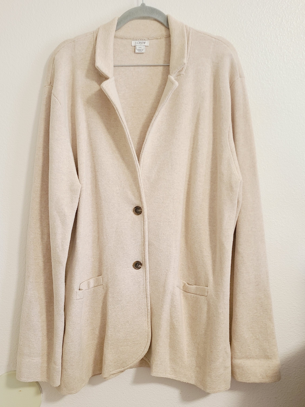 J. Crew Beige Schoolboy Blazer